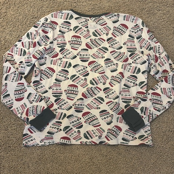 Burt’s Bees Mitten Women’s Holiday Pajama Top - Size Large - Picture 7 of 10
